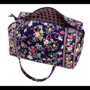 Vera Bradley Large Duffel Bag in Ribbons Pattern